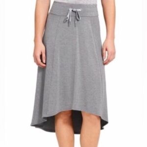 Athleta Gray Beachcomber Pura Vida Skirt with Drawstring Waist
